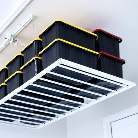 4x8 Garage Storage Lift by CeilingSAM | TrueSpace Storage