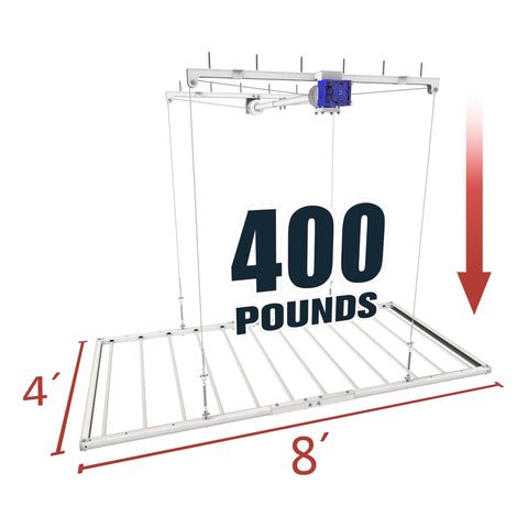 4x8 Garage Storage Lift by CeilingSAM | TrueSpace Storage