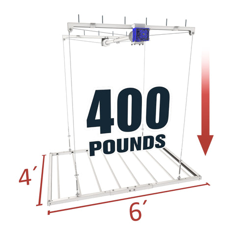 4x6 Garage Storage Lift by CeilingSAM | TrueSpace Storage