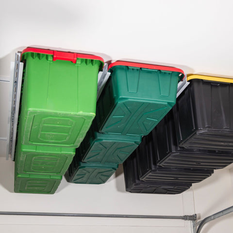 Tote Slide Pro Adjustable Ceiling Storage by CeilingSAM